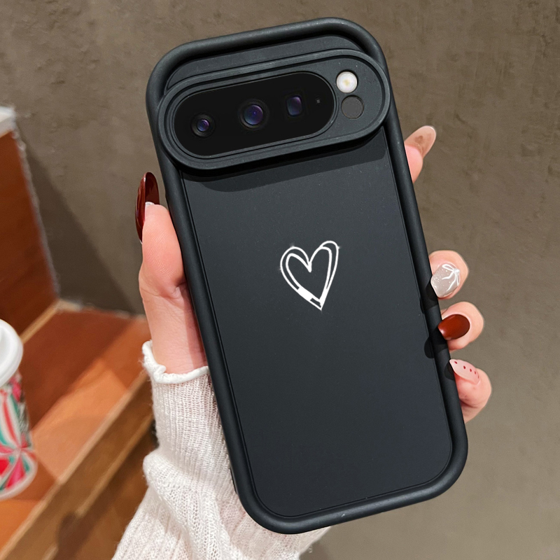 Google Pixel 8A - シンプルな愛のパターンソフトケース Google Pixel 10 9 8