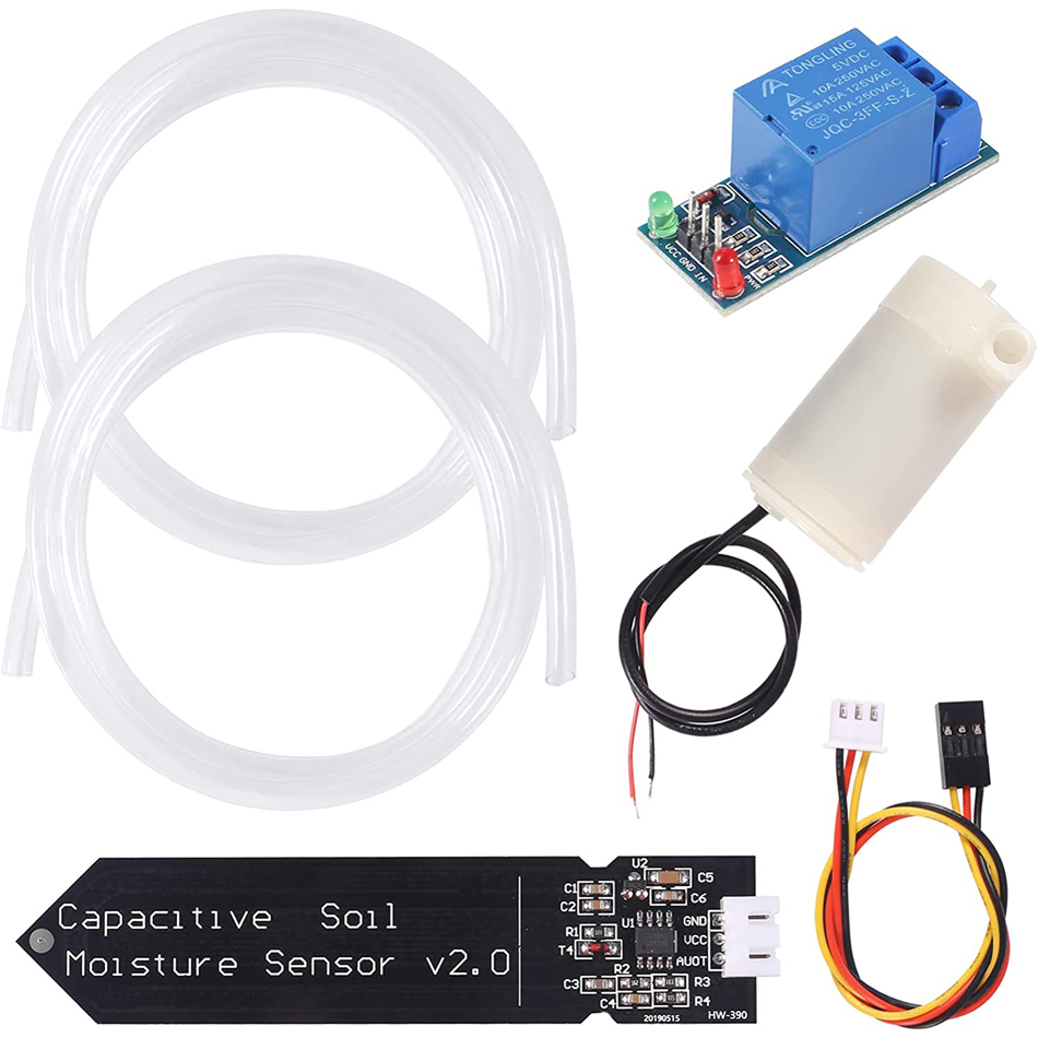 Hydration Sensor Skin - 自動灌漑 DIY キット散水システム容量性土壌水分センサーとウォーターポンプ Arduino 庭の水やり DIY