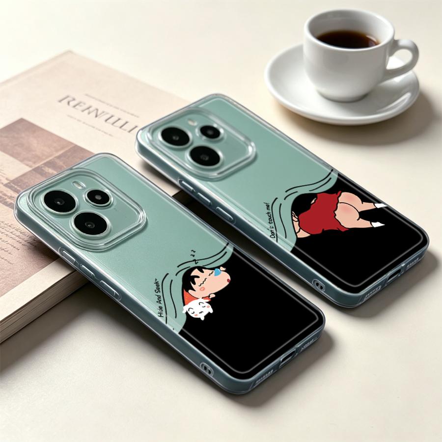 Xiaomi Redmi Note 13 - 漫画のしんちゃんソフトフォンカバーケース Xiaomi Redmi Note 15 10S