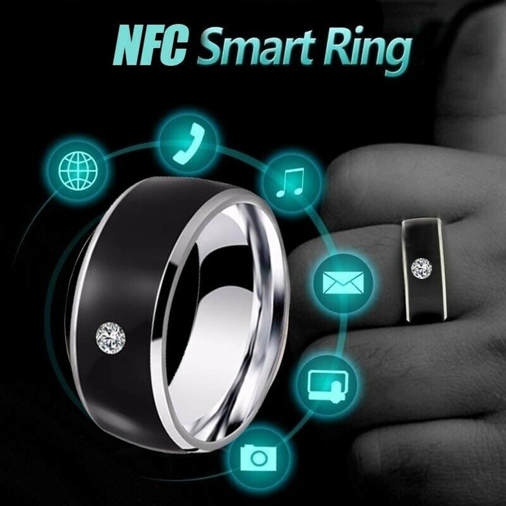 Smart Ring Nfc Pay - 新技術搭載Androidスマホ機器 インテリジェントスマートウェアラブル NFC接続対応フィンガーリング