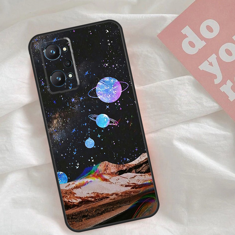 Moon Stars Spaceシリーズのケース。Realm - Realme C67 のレビューと価格