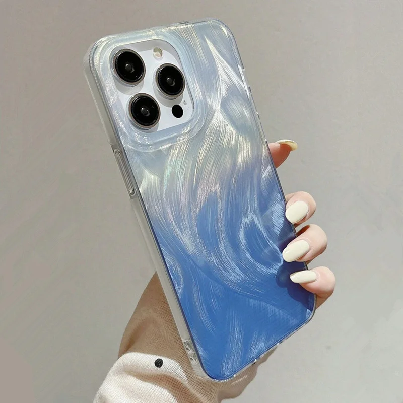 グリッターグラデーションブルー星空柄スマホケース サムスンギ - Samsung Galaxy S25 のレビューと価格