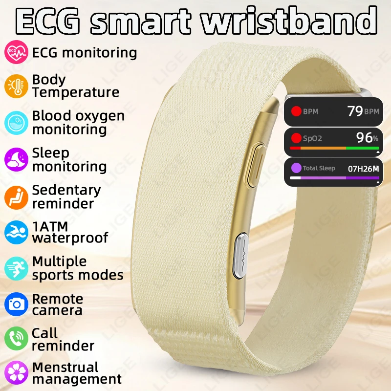 男性スマートウォッチ ECG 健康血圧睡眠モニター転倒検出  - Fall Detection Watch のレビューと価格
