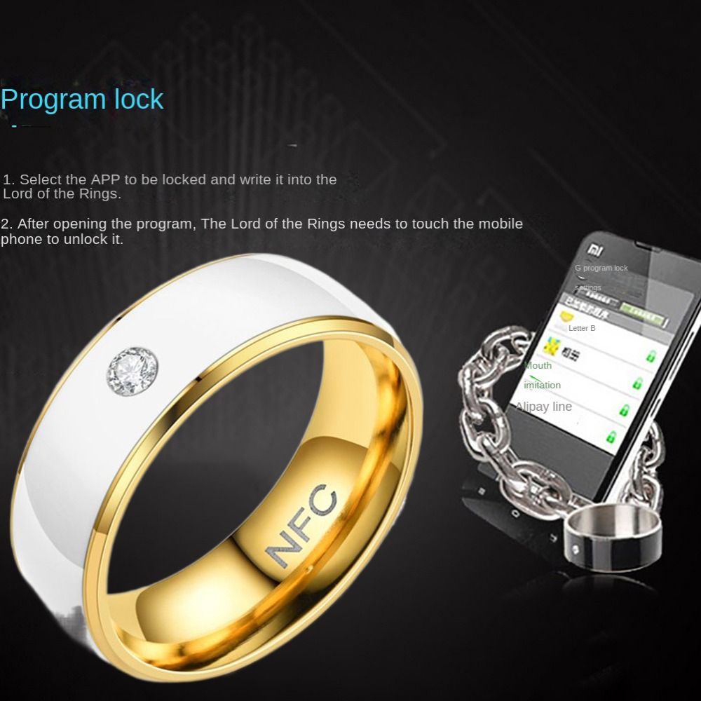 NFCスマートリング,多機能接続,防水,魔法,デジタル,An - Smart Ring Nfc Pay のレビューと価格