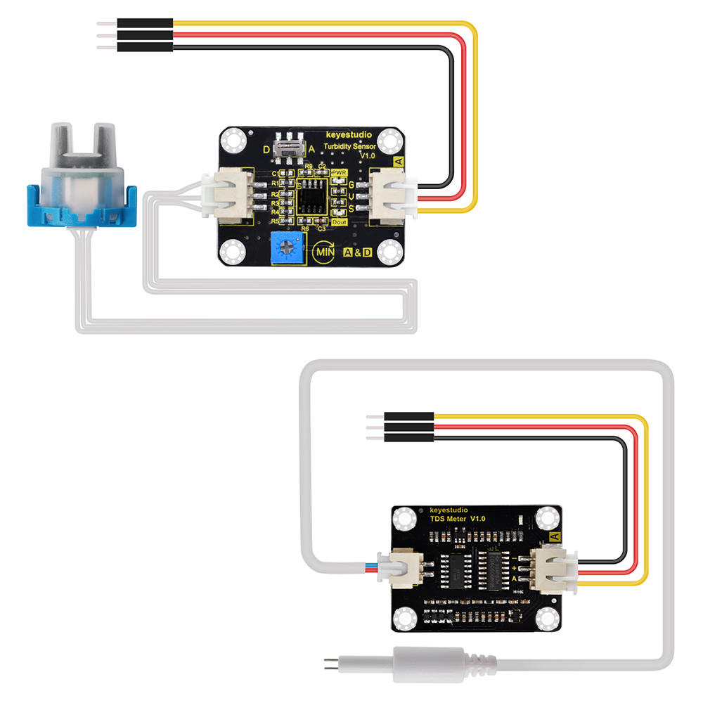 Keyestudio-tdsセンサーメーターv1.0ボード、 - Hydration Sensor Skin のレビューと価格